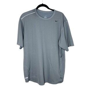 Nike Dri-Fit Athletic T-Shirt sz XL * Short Sleeve Gym Workout Tee Crew Neck